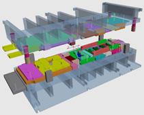 Die and cutter path design using Cimatron software